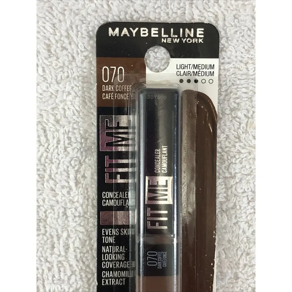 5 PACK ~ Maybelline Fit Me Liquid Concealer, Light/Medium 070 NEW
